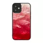 Aizsargājošs tālruņa maciņš iKins Apple iPhone 12 mini — Pink Lake ar melniem akcentiem