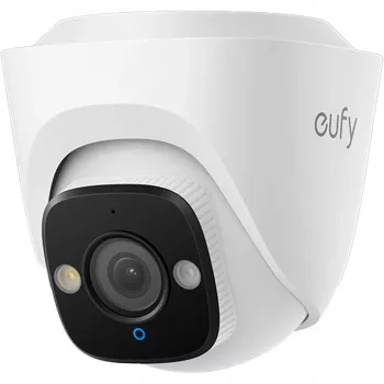 IP drošības kamera Eufy E41 Turret — Iekštelpām un ārā, griestu stiprinājums, PoE, 3840×2160, 122° skata leņķis, balta