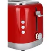 Kenwood TCX751RD 2-šķēļu tosteris 900 W, metāla korpuss, sarkans, 160×272×257 mm