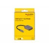 DeLOCK USB Type-C karšu lasītājs alumīnija SD Micro SD 5000 Mbit/s