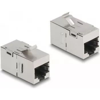 DeLOCK 87161 keystone module plakans Metallic RJ-45