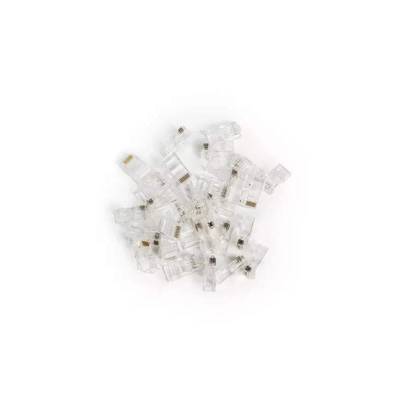 RJ45 vadu savienotājs Digitus X-ML-6U-EZ caurspīdīgs vīrieša 100 gab.