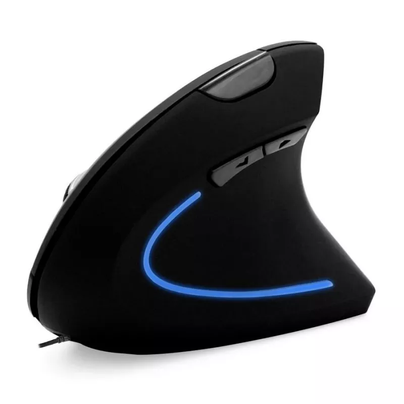 MEDIA-TECH VERTIC MT1122 vadu vertikālā pele 6400 DPI melna
