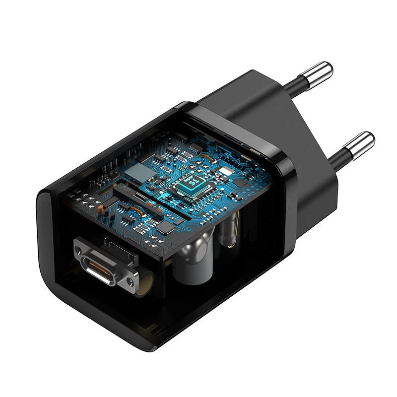 Baseus Super Si Quick Charger 1C 25W (melns)