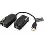 Value 12.99.1123 Kabeļa adapteris USB-A - RJ-45 Melns (12.99.1123)