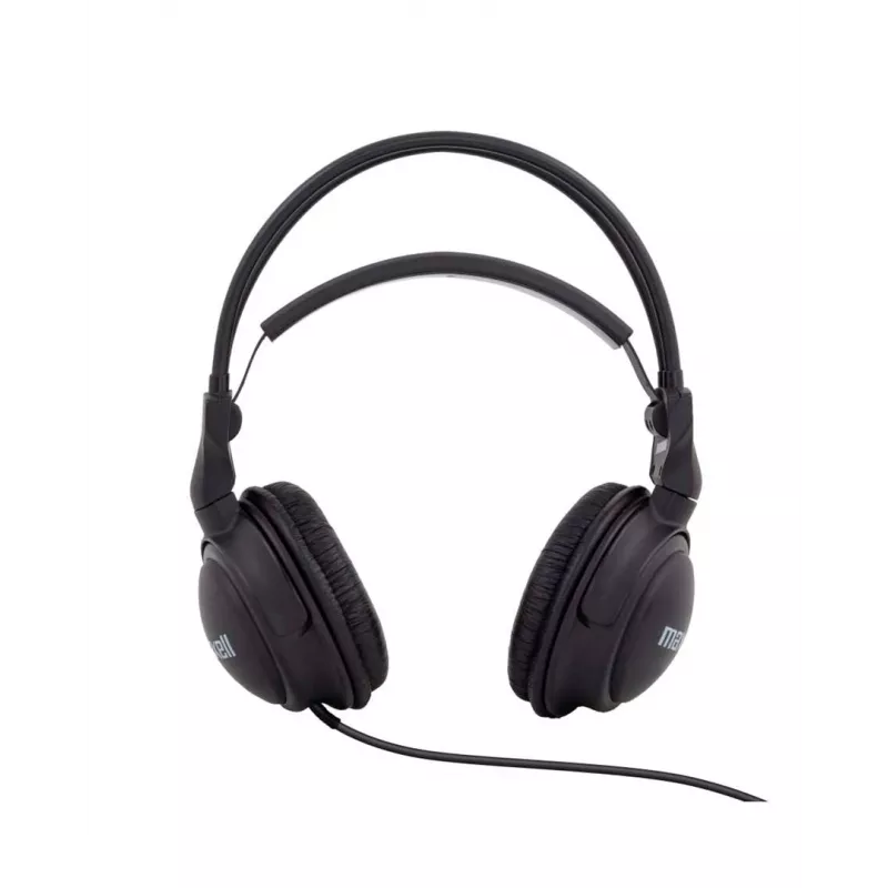 Austiņas Maxell Home Studio MAX-833, vadu apkārtauss, 32 Ω, 98 dB, 16–22000 Hz, 5 m kabelis, auss āķis/virs galvas, melns