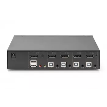 KVM slēdzis Digitus DS-12891 4x1 DP USB 4K Ultra HD