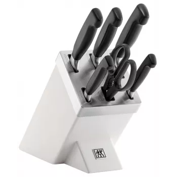 ZWILLING FOUR STAR 35148-207-0 virtuves nažu/bloku komplekts 7 gab. Balts