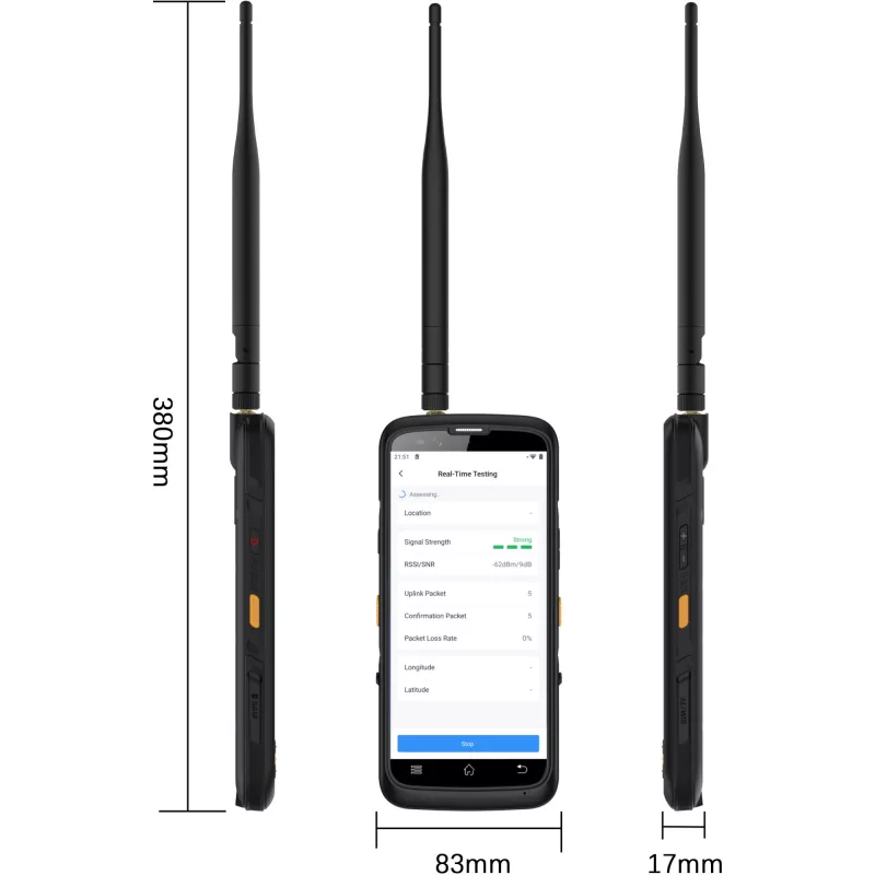 LoRaWAN Wi‑Fi lauka testeris Milesight FT101-868M — modelis FT101-868M