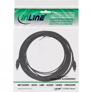 InLine optiskais audio kabelis Toslink vīr. / vīr. 2m, zils