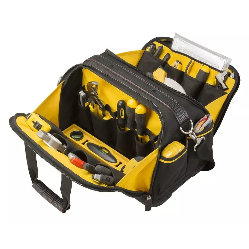 Tool box STANLEY FATMAX Multi Access FMST1-73607, poliesters, 430×280×300 mm, 2 rokturi, plecu siksna
