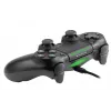 Vadu spēļu kontrolieris TRACER SHOGUN PRO Melns — 16 pogas, analogais/ciparu, 1,5 m kabelis, vibrācija, PC/PS4/PS3