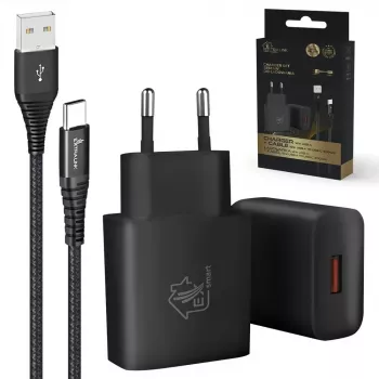 USB-C kabelis Extralink CAB-CHAR-SET01 15 W (5 V, 3 A), 2,0 m