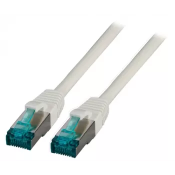 EFB-Elektronik RJ45 plāksterkabelis Cat.6A S/FTP LSZH pelēks 5m Ražotājs: EFB Elektronik (MK6001.5G)