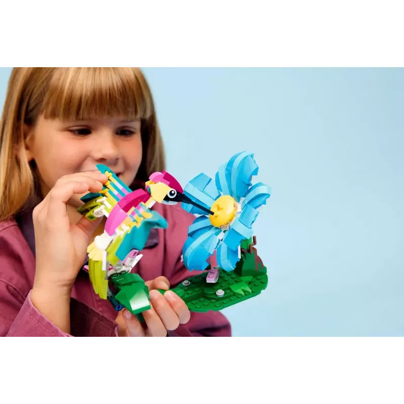 LEGO CREATOR 3 IN 1 31384 Savvaļas dzīvnieki: Krāsains kolibri