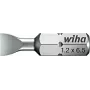 Skrūvgrieža uzgalis Wiha 7010Z/4.5-25 — plakanšķautņu 4,5 mm, garums 25 mm
