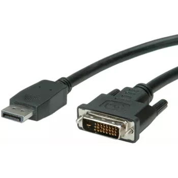 Video kabeļa adapteris VALUE 11.99.5619 1.5m DisplayPort to DVI Melns