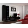 Cama Vitrīna VIGO '180' 180/40/30 melns/melns glancēts
