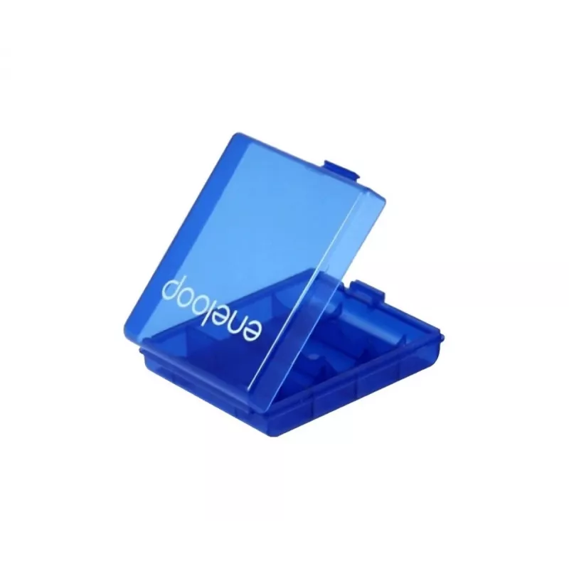 Uzlādējamās baterijas PANASONIC ENELOOP AA 2000 mAh 4 gab. + maciņš (BK-3MCDE/4CP+CASE)