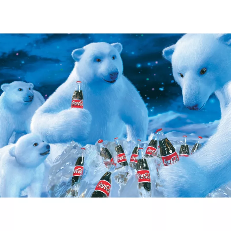 Coca-Cola - polārlāči, 1000 gabalu puzle