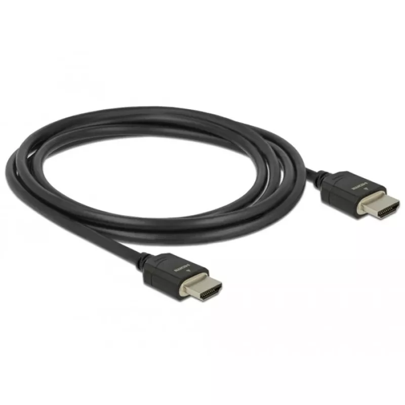 HDMI kabelis DeLOCK 85294 2m Type A vīr. uz vīr. melns