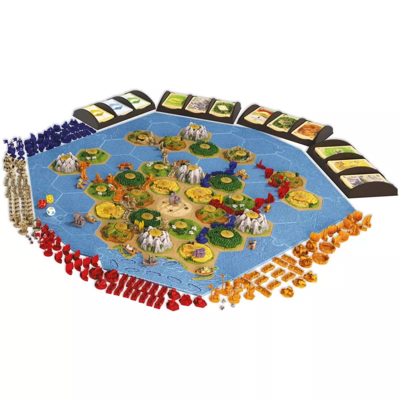 Galda spēle Kosmos KOO Catan 3D – Seefahrer + Cities & Knights paplašinājumu komplekts