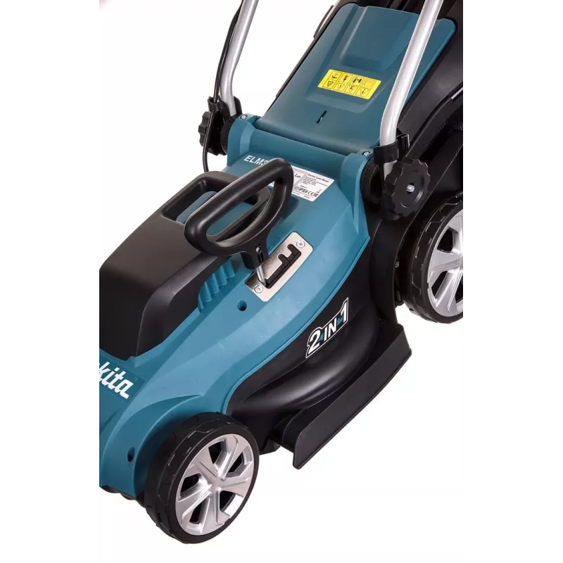 Makita ELM3320 zāliena pļāvējs Staigājams zāliena pļāvējs melns, tirkīza AC
