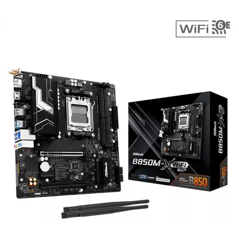 ASRock B850M-X WiFi R2.0 AMD B850 AM5 Micro-ATX mātesplate