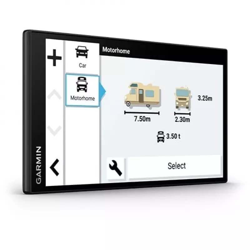 Garmin Camper 795 Navigācijas sistēma Pārnēsājams / Fiksēts 17,6 cm (6,95 inch) TFT Skārienekrāns 239,6 g Melns (010-02747-10)