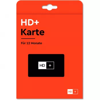 HD plus HD+ karte, ietverot 12 mēnešu HD+ raidītāju pakotni