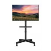 Gembird grīdas TV statīvs ar ritentiņiem (noliecams) 32 collu–55 collu televizoriem, VESA 100x100–400x400, maks. slodze 30 kg, melns