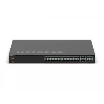 NETGEAR MSM4328F Pārvaldāms L3 10G Ethernet (100/1000/10000) 1U Melns