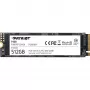Iekšējais SSD PATRIOT P300 512 GB M.2 PCIe NVMe — lasīšana 1700 MB/s, rakstīšana 1200 MB/s, 3D NAND, 3,8 mm, TBW 240