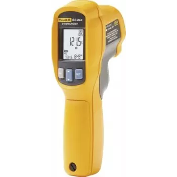 Fluke 64 Max - F,°C - -30 - 600 °C - melns - dzeltens - -22 - 1112 °F - 500 ms - 8 - 14 µm (4856105)