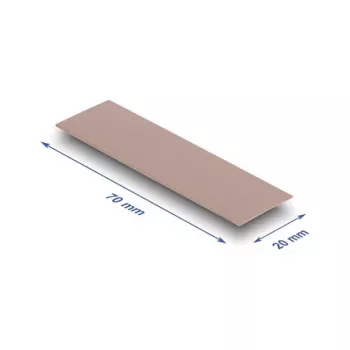 Termopastveida paliktnis DeLOCK 18479 3 W/m·K rozā 20x70x0.75 mm