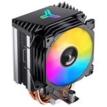 CPU dzesētājs Jonsbo CR-1400E 92mm ARGB melns — 92 mm ventilators, ARGB apgaismojums