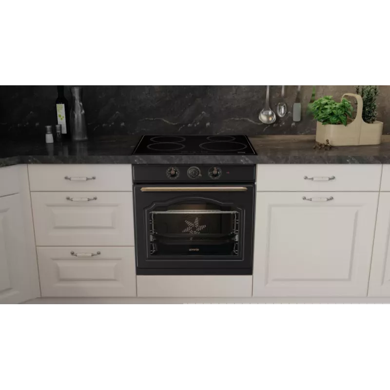 Gorenje BOS67372CLB cepeškrāsns 77 L 3500 W Melna
