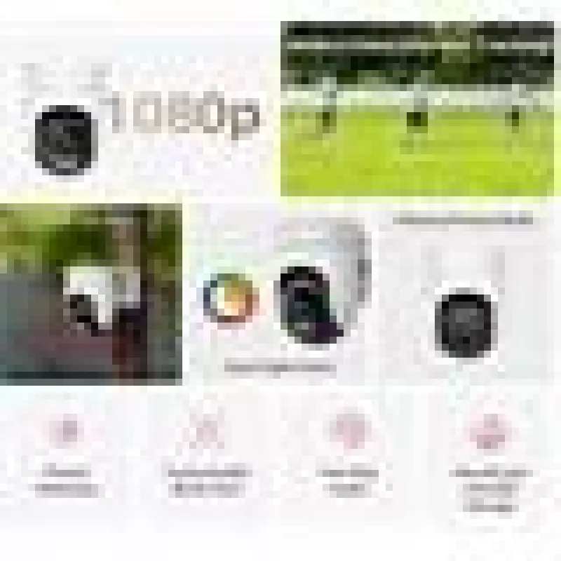 IP novērošanas kamera MERCUSYS MC500 1080p WDR Wi‑Fi āra spuldze IP65 PoE/DC 2‑virzienu audio 340° panoramēšana 9x optiskais tālummaiņa