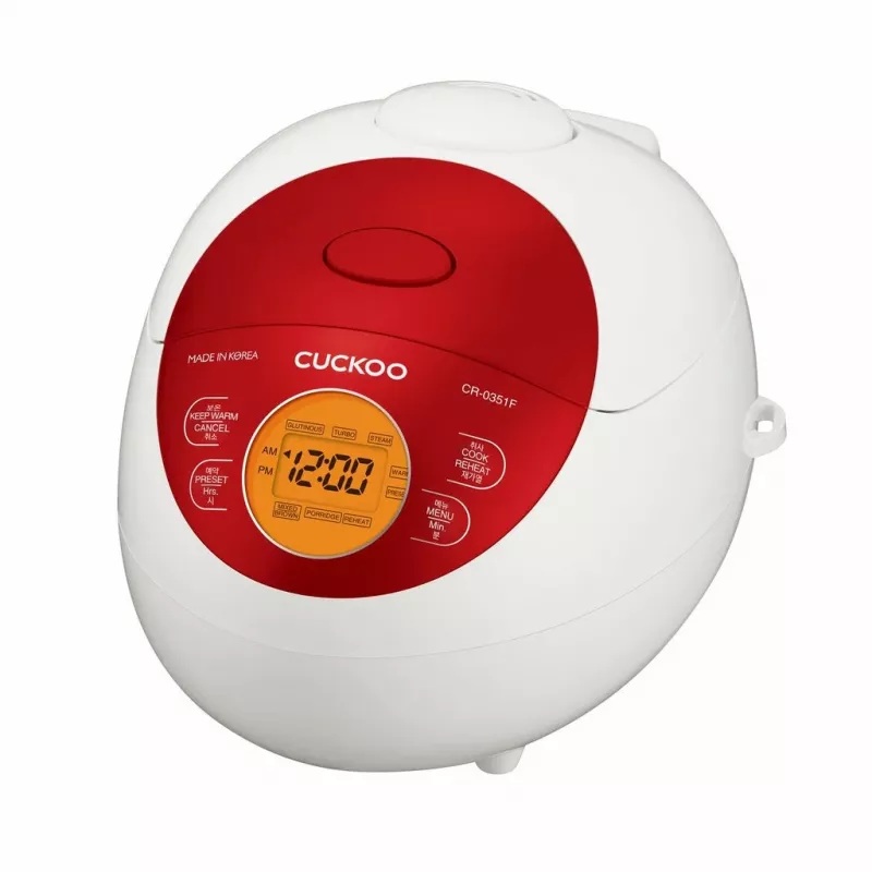 Cuckoo CR-0351F RED rīsu vārāmais katls 0,54 L 425 W Sarkans, Balts