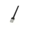 Logilink CF2113U Ethernet komutācijas kabelis Melns