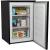 Vertikālā saldētava BOMANN GS 7253, 87 l, melna, ≤ -18°C, energoefektivitātes klase C, 850×550×580 mm