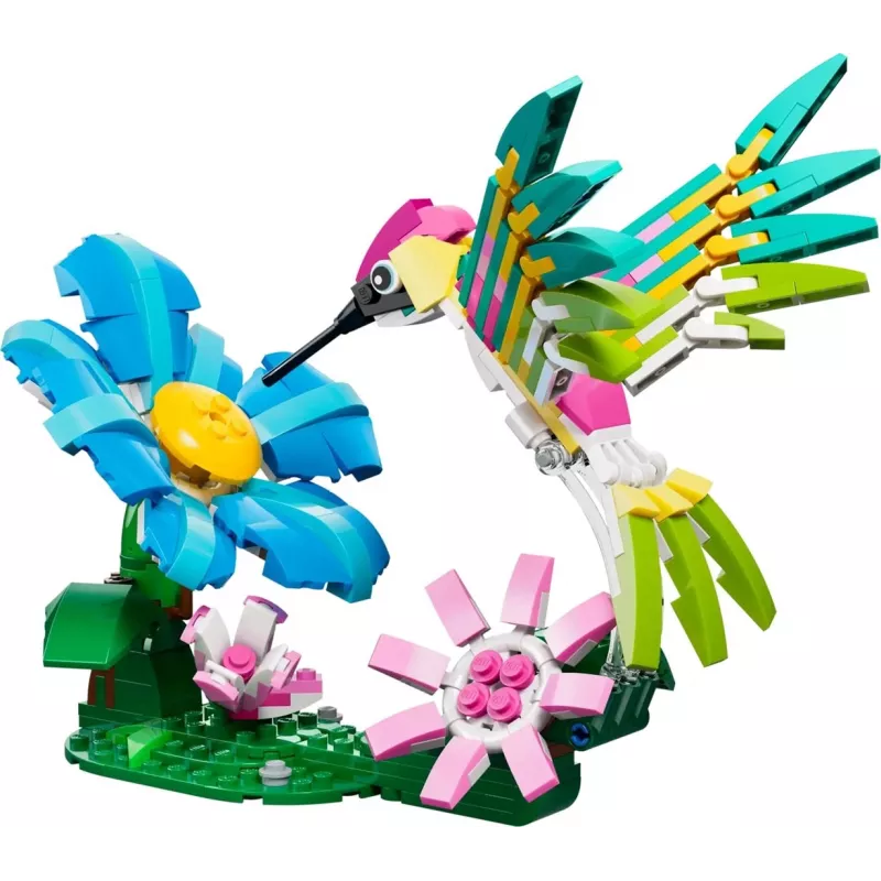 LEGO CREATOR 3 IN 1 31384 Savvaļas dzīvnieki: Krāsains kolibri