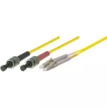 Tecline exertis Connect - plāksterkabelis - ST vienmoda (M) uz LC vienmoda (M) - 3 m - optiskā šķiedra - 9/125 mikrometri - OS2 - dzeltens (39989403)