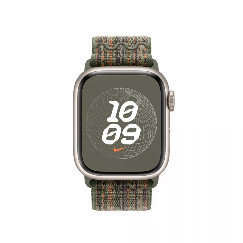 Bright Sequoia/oranža Nike Sport Loop 41 mm