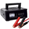 Baterijas lādētājs QOLTEC 52514 — 12V/24V, 25A, AGM/GEL/SLA baterijām ar LCD displeju