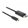 Video kabeļa adapteris USB Type-C uz DisplayPort DeLOCK 85255