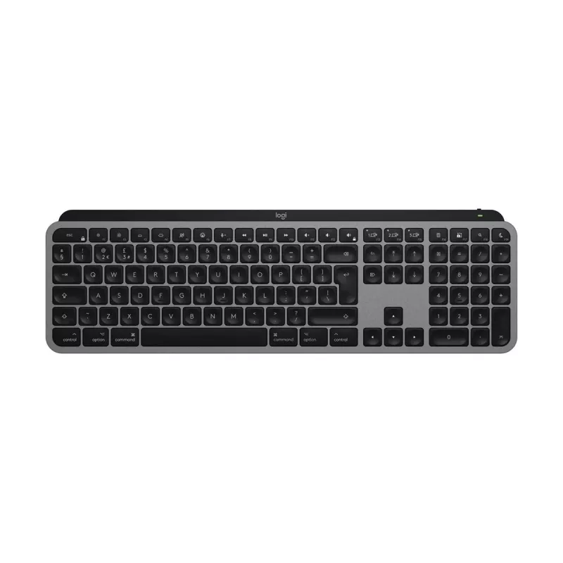 Logitech MX Keys S for Mac tastatūra Birojs RF bezvadu + Bluetooth QWERTZ vācu Alumīnija balta