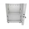 LANBERG 19 collu 32U stāvošs statīva skapis 600×600 mm pelēks ar perforētām durvīm un LCD (plakanais iepakojums)