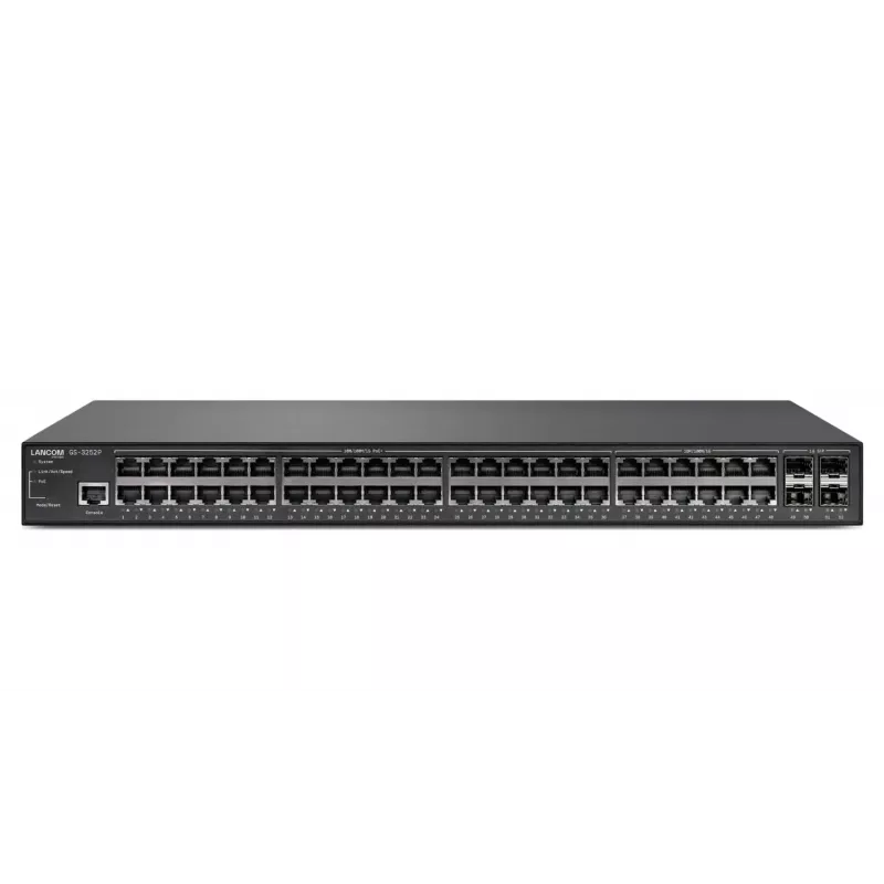 LANCOM GS-3252P Pārvaldāms L3 Gigabitu Ethernet (10/100/1000) Power over Ethernet (PoE) 1U Melns