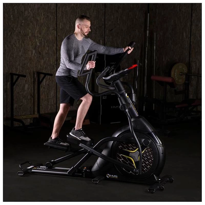 HMS Fitness H1802 Elektromagnētiskais elipsveida trenažieris Melns